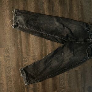Relaxed Fit Charcoal Jeans for Men